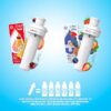 Cirkul 22oz. BPA-Free Plastic Water Bottle Starter Kit with Blue Lid, 2 Flavor Cartridges (1 LifeSip Fruit Punch, 1 FitSip Mixed Berry) Zero Calories and No Sugar - Image 3