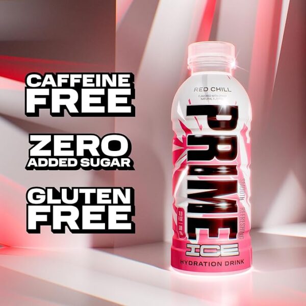 Prime ICE Hydration Variety Pack Smooth & Refreshing Low-Calorie Sports Drink with 10% Coconut Water, 500+ mg Electrolytes & Zero Added Sugar, 12 fl oz Bottles, Pack of 15 - Image 5
