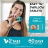 Electrolytes - Electrolyte Tablets with Magnesium, Sodium, Potassium, Chloride, Vitamins D3 & B6, Kelp Powder - Salt Pills - Made in USA - Oral Tablets as Capsules - Vegan & Keto Friendly - 120 Tabs - Image 6