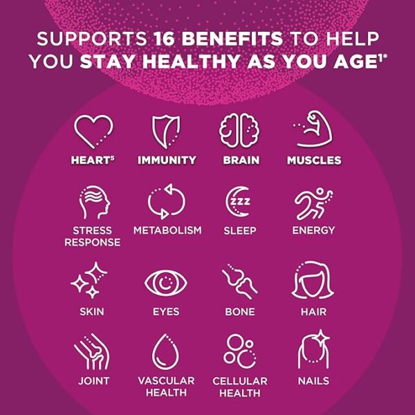 Centrum Age Defy for Women, 2-in-1 High Potency Multivitamin + Healthy Aging Supplement, Multivitamin Blend with Resveratrol, and Niacin for NAD+ Level Support, Aluminium Bottle, 56 Tablets - Image 2