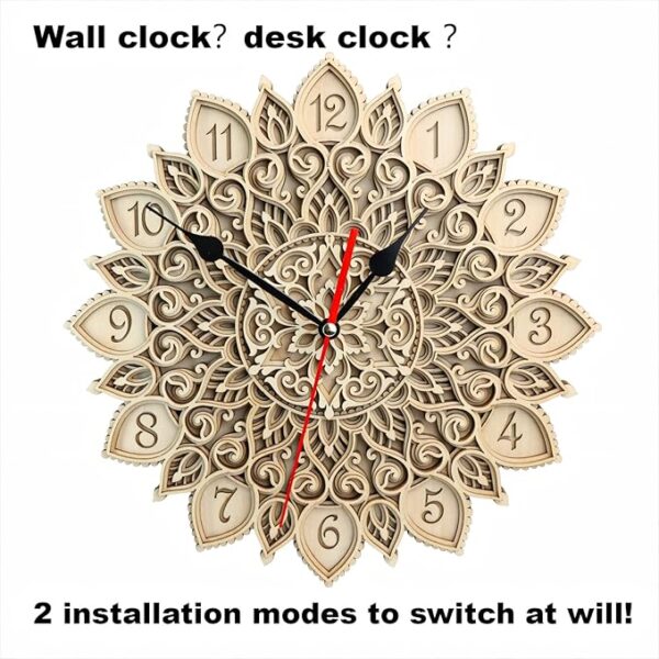 Flower Wall Clock