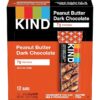 KIND Snack Bars, Peanut Butter Dark Chocolate, 7g Protein, Gluten Free Bars, 1.4 OZ, 12 Count - Image 2