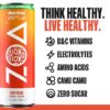 ZOA Zero Sugar Energy Drinks, Mango Splash - Sugar Free with Electrolytes, Healthy Vitamin C, Amino Acids, Essential B-Vitamins, and Caffeine from Green Tea - 12 Fl Oz (Pack of 12) - Image 2