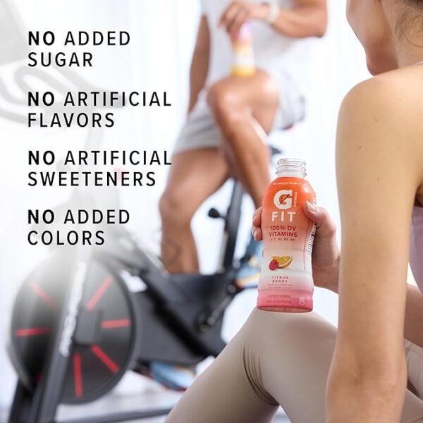 Gatorade Fit Electrolyte Beverage, Healthy Real Hydration, New 2.0 4 Flavor Variety Pack, 16.9.oz Bottles (12 Pack) - Image 5