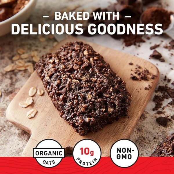 CLIF BAR - Chocolate Brownie Flavor - Made with Organic Oats - Energy Bars - Non-GMO - Plant Based Protein Bars (15 Pack) - Image 4
