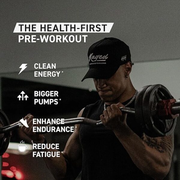 Kaged Original Pre Workout Powder Pink Lemonade Pre-Kaged Formulated with Creatine, Beta Alanine, Pure Caffeine 20 Servings - Image 4