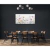 Tucai Decor Floral Wall Art Decor Pink Yellow Purple Flowers Painting Canvas Art for Living Room Bedroom Office Watercolor wildflowers Art Prints 20 x 40 inches Ready to Hang - Image 5