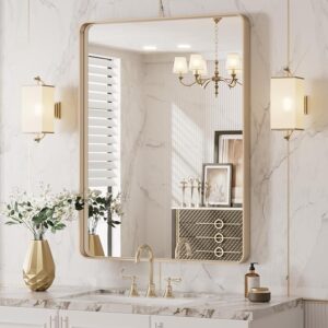Gold Bathroom Mirror