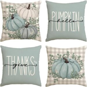 Hello Pumpkin Throw Pillow Covers