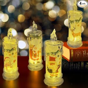 Flameless White Candles
