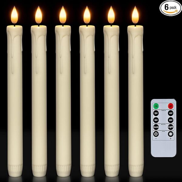 Flameless Taper Candles